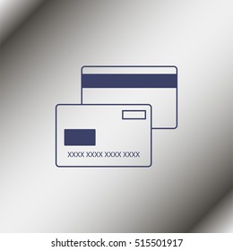 Credit card icon.