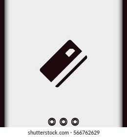Credit card icon.