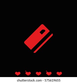 Credit card icon.