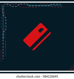Credit card icon.