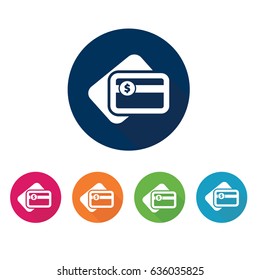 Credit card icon. 
