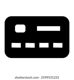 Credit Card Icon. Credit Card, Debit Card, Atm Card, Payment, Banking, Transaction, Purchase, Wallet. Vector Icon Illustration
