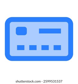 Credit Card Icon. Credit Card, Debit Card, Atm Card, Payment, Banking, Transaction, Purchase, Wallet. Vector Icon Illustration