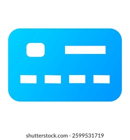 Credit Card Icon. Credit Card, Debit Card, Atm Card, Payment, Banking, Transaction, Purchase, Wallet. Vector Icon Illustration