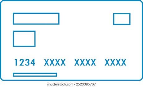 Credit card icon, debit card icon, bank card icon, payment card, digital payment, cashless payment, business icon