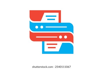 Credit Card Icon Design Free Vector Data technology line square logo vector