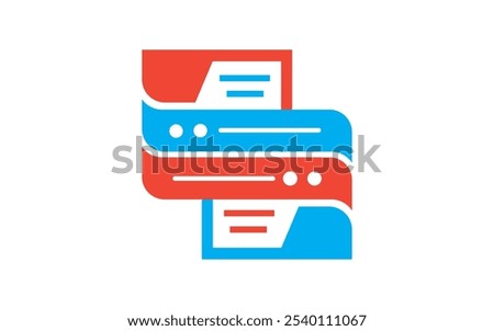 Credit Card Icon Design Free Vector Data technology line square logo vector