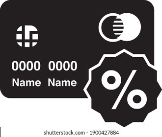 Credit card icon design isolated on white background