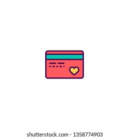 Credit card Icon Design. Lifestyle icon vector illustration