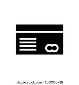 credit card icon design template