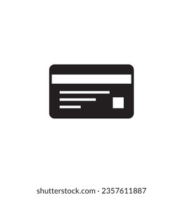 credit card icon design template
icon editable stroke, sign, symbol outline line button isolated on white