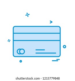 Vector de diseño de icono de tarjeta de crédito