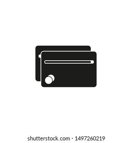 CREDIT CARD ICON DESIGN , VECTOR EPS10