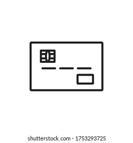 Credit Card Icon Design Vector Template