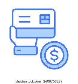 Credit Card Icon Element for Design