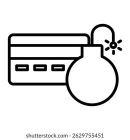 Credit Card Icon Element For Design
