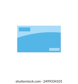 Icono de tarjeta de crédito. Ilustración plana del estilo del diseño eps 10. tarjeta de débito o de crédito. Elementos de ilustración de diseño relacionados con las finanzas, el patrimonio y la banca para diversos fines de diseño.