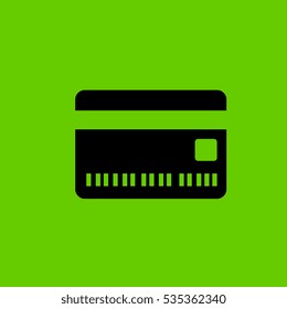 credit card icon flat disign