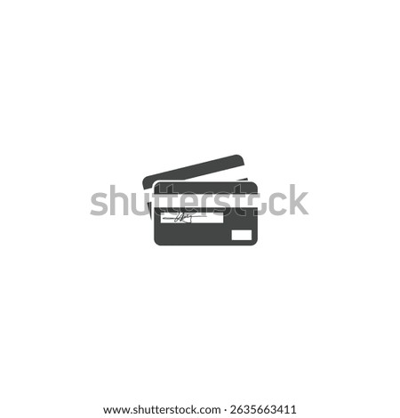 Credit card Icon flat vector design