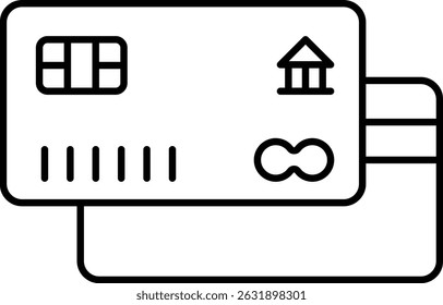 credit card icon ideal for payment gateways, finance platforms, banking UI, and online shopping interfaces
