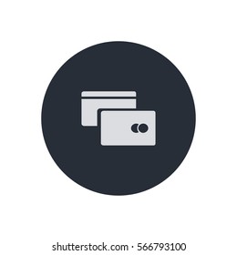 credit card icon illustration vector, for web and mobile design