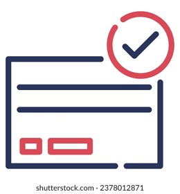 Credit Card icon Illustration, for web, app, infographic, etc