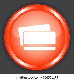 credit card icon , for Internet icon and application icon. Vector eps 10.