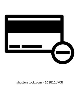 credit card icon isolated sign symbol vector illustration - high quality black style vector icons
