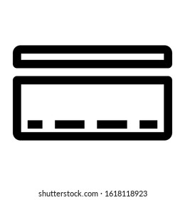 credit card icon isolated sign symbol vector illustration - high quality black style vector icons
