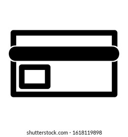 credit card icon isolated sign symbol vector illustration - high quality black style vector icons
