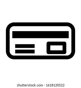 credit card icon isolated sign symbol vector illustration - high quality black style vector icons
