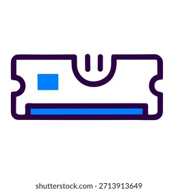 Credit card icon. A linear vector illustration of credit card isolated on white background.