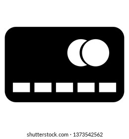 Credit card icon. Credit card logo