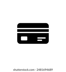Credit card icon logo design. Credit card payment sign and symbol