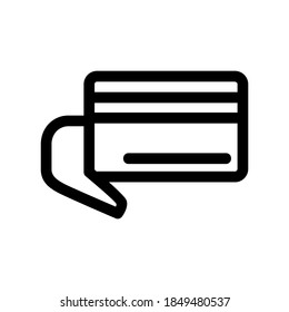 credit card icon or logo isolated sign symbol vector illustration - high quality black style vector icons
