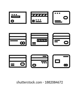 credit card icon or logo isolated sign symbol vector illustration - Collection of high quality black style vector icons
