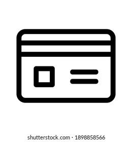 Credit Card icon or logo isolated sign symbol vector illustration - high quality black style vector icons
