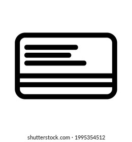 Kreditkartensymbol oder Logo einzeln auf Zeichen, Vektorgrafik - hochwertige Vektorsymbole in schwarzem Stil
