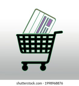 Credit Card icon or logo isolated sign symbol vector illustration,right icon in filled,thin line,outline and stroke style Collection of high quality  style ,gradient white  black background