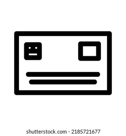 credit card icon or logo isolated sign symbol vector illustration - high quality black style vector icons
