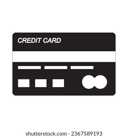 credit card icon logo vector design template