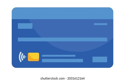credit card icon on white background