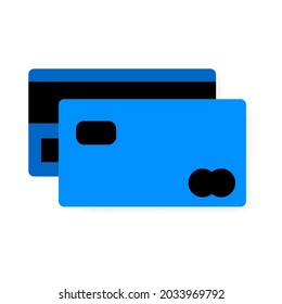 Credit card icon. Credit card payment pictogram. Vector.