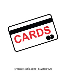 credit card icon, credit card payment sing vector