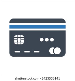 Icono de tarjeta de crédito. Icono de herramienta de pago