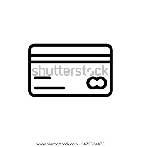 Credit Card Icon for Secure Online and In-store Payments