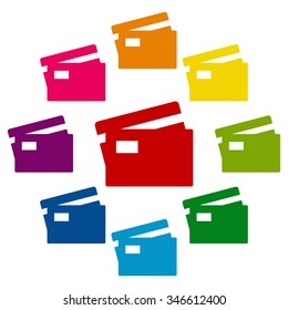 Credit Card Icon set