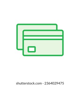 Credit card icon set. Credit card payment icon vector