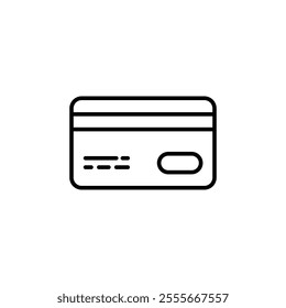 credit card icon simple flat vector logo