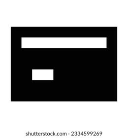 Credit Card icon. Suitable for website UI design
